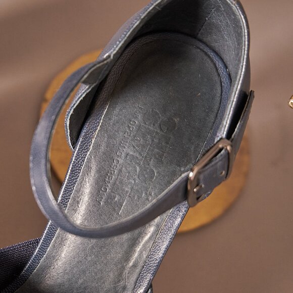 Chloe Sevigny for Opening Ceremony Leather D’Orsay Mary Janes Heels Platforms - Picture 3 of 12